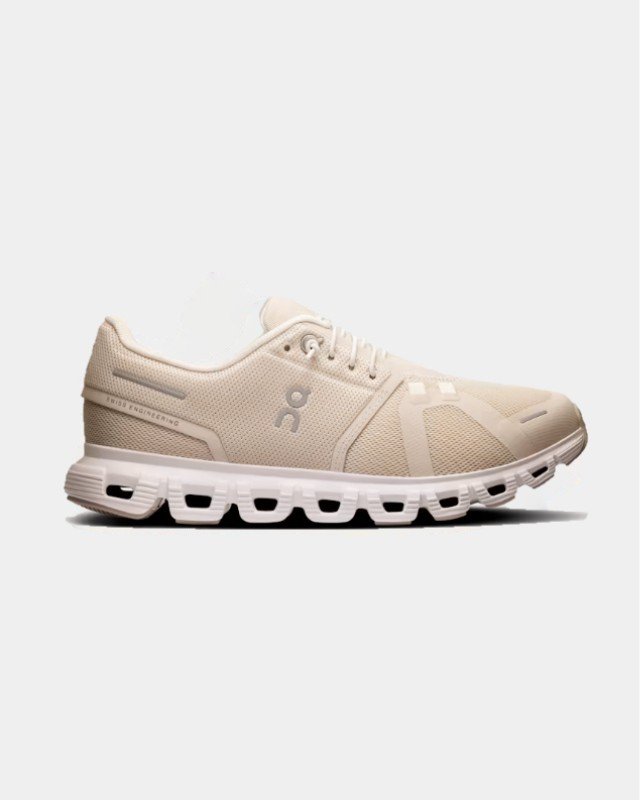 CLOUD 6 W PEARL | WHITE ON RUNNING